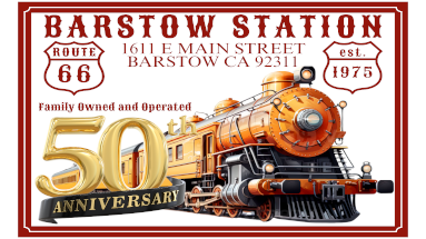 Barstow Station opened in July 10th, 1975 and celebrates 50 years of being a fun family destination!